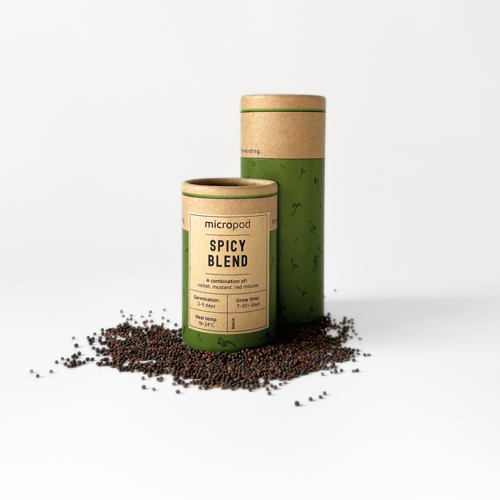 SPICY BLEND MICROGREEN SEEDS - micropod