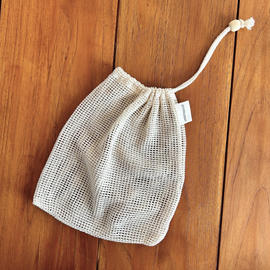 Organic Cotton Mesh Produce Bag - micropod