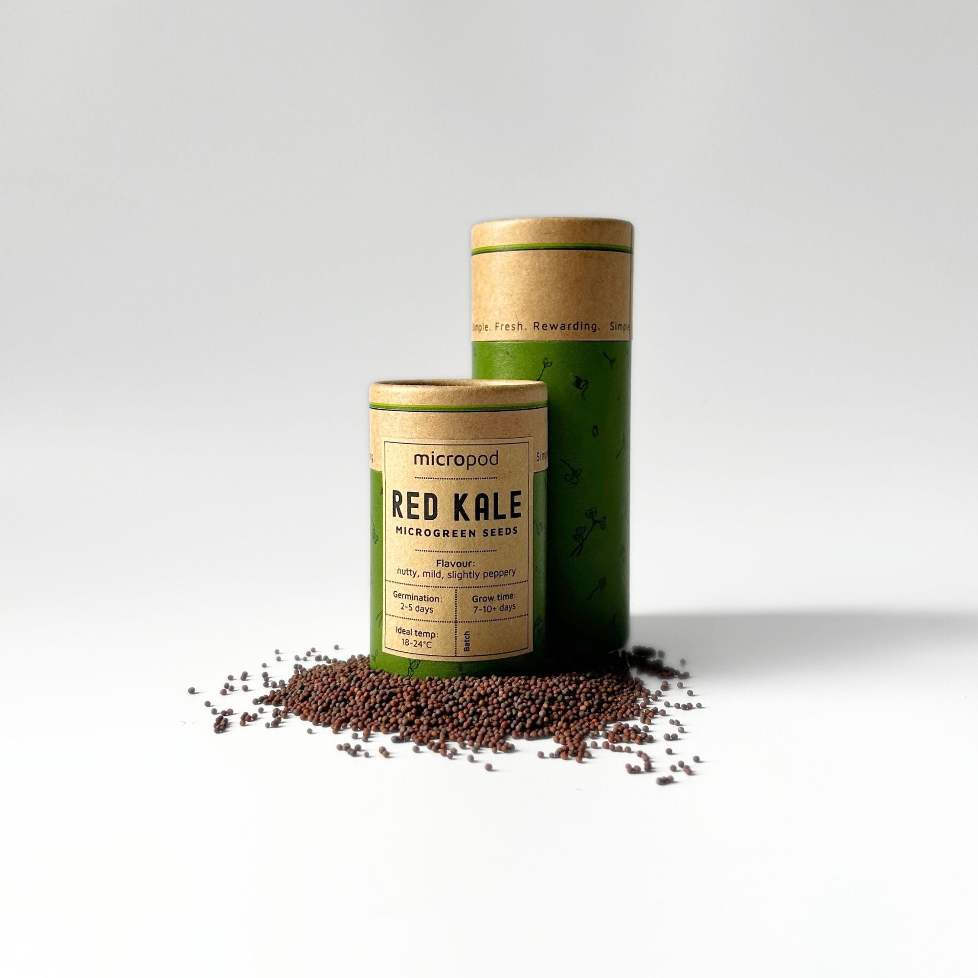 RED KALE MICROGREEN SEEDS - micropod