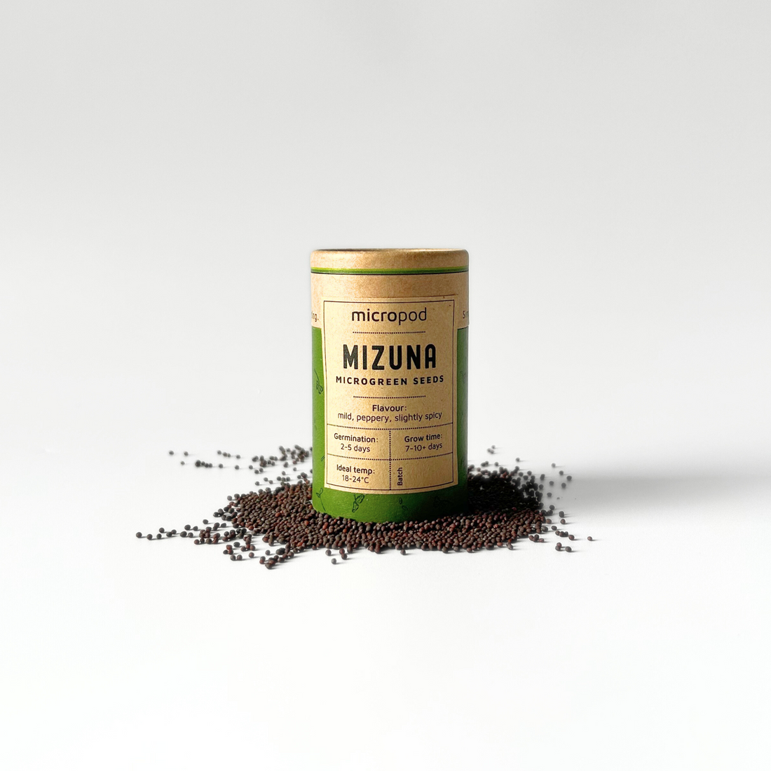 MIZUNA MICROGREEN SEEDS - micropod