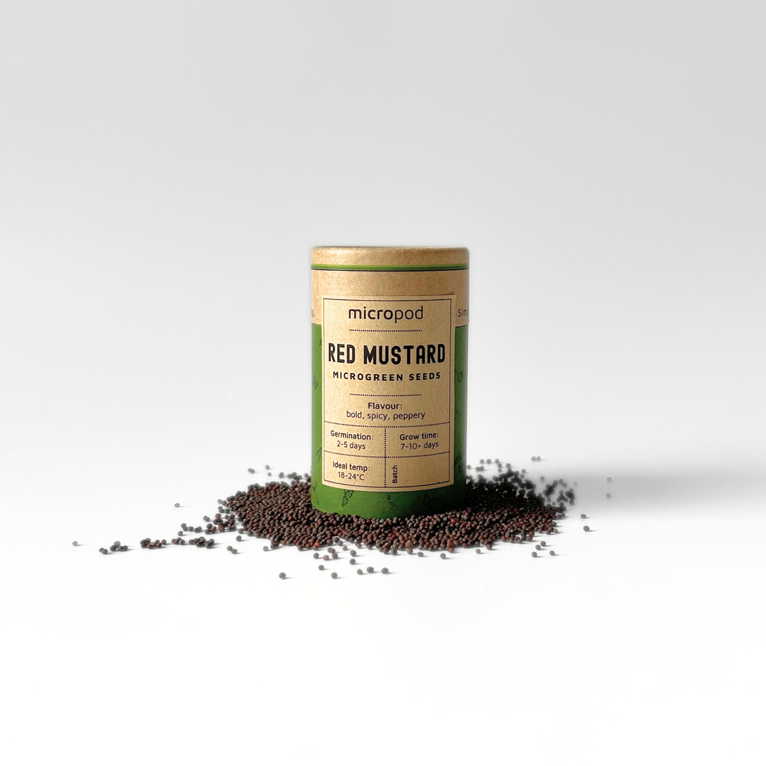 RED MUSTARD MICROGREEN SEEDS - micropod