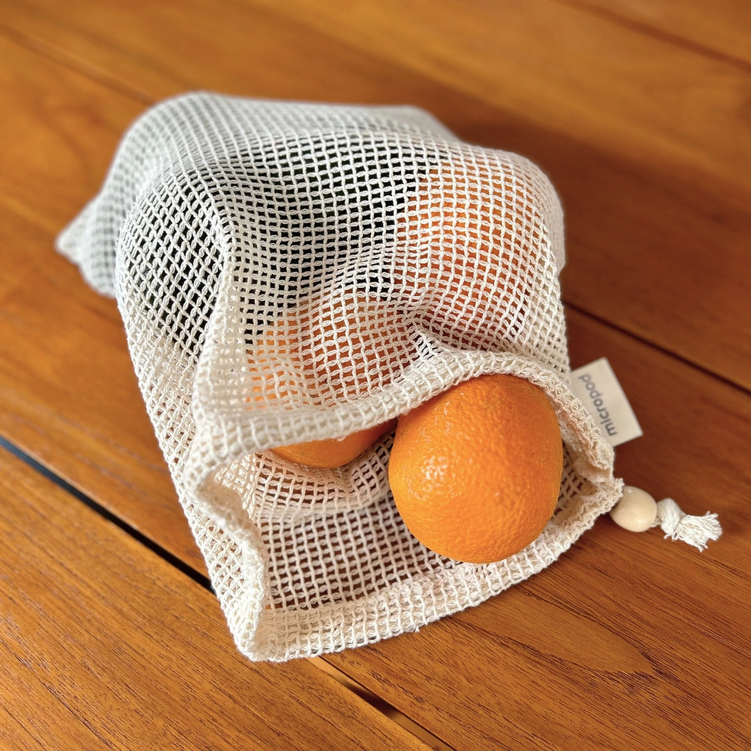 ORGANIC COTTON PRODUCE BAG (1 per $60 spent)