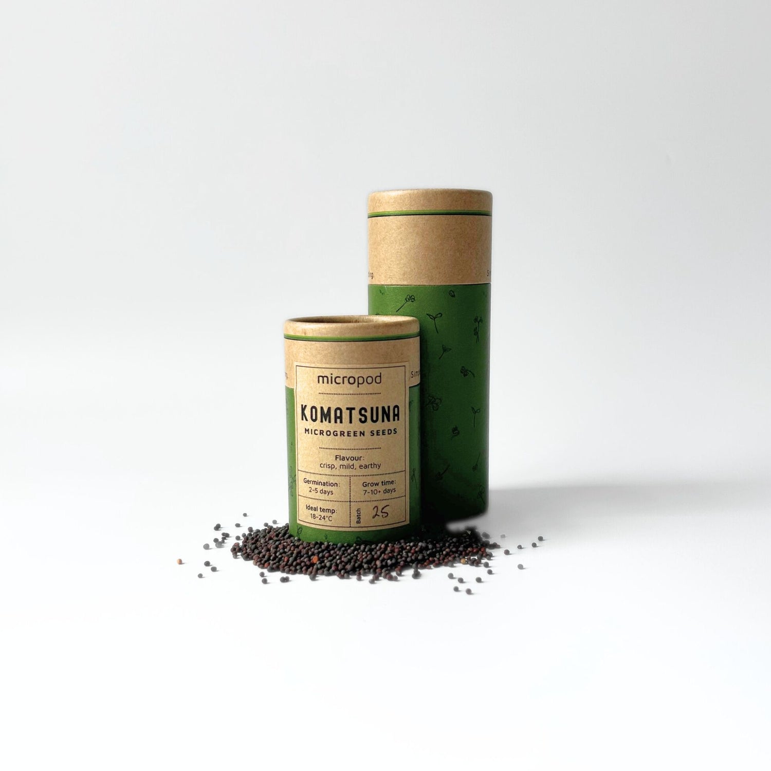 KOMATSUNA MICROGREEN SEEDS - micropod